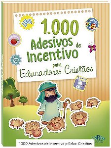 1000 Adesivos De Incentivo P/Educ. Cristãos