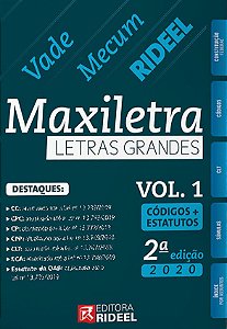 Vade Mecum Maxiletra Rideel - Letras Grandes - 2 Volumes - 2ª Edição