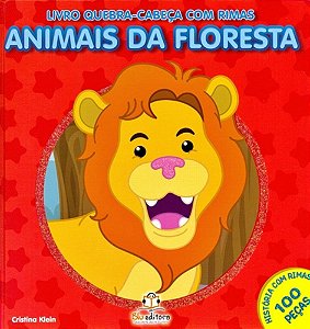 MUNDO DIVERTIDO KIDS - Meu Livro-Box com Quebra-cabeça: Animais da Floresta