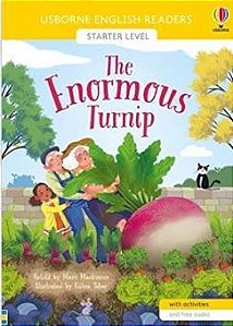 The Enormous Turnip - Usborne English Readers - Level Starter - Book With Activities And Free Audio