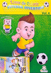 Futebol Divertido - Volume 4 - Livro De Colorir