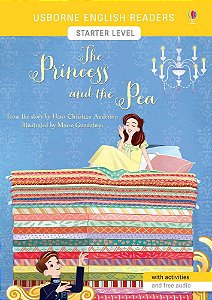 The Princess And The Pea - Usborne English Readers - Level Starter - Book With Activities And Free Audio