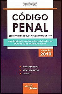 Codigo Penal 2019 - Mini - 3ª Edição