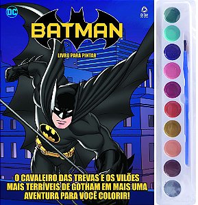 Batman Livro Para Pintar Com Aquarela - Online