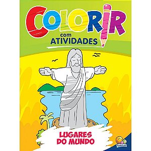 Colorir Com Atividades: Lugares Do Mundo