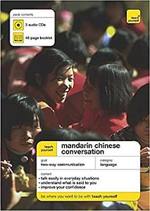 Teach Yourself Mandarin Chinese Conversation - Book With Three Audio CDs