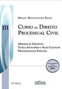 Curso De Direito Processual Civil - Medidas De Urgência - 10ª Edição