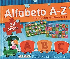 Alfabeto A-z - Livro & Quebra-Cabeca Duplo