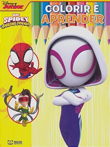 Colorir e Aprender Marvel - Spidey 1 Aranha