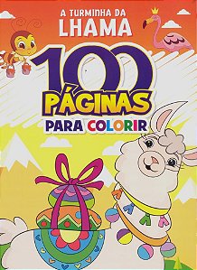 100 Páginas Para Colorir - A Turminha Da Lhama