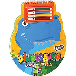 Colorir E Divertido Dinossauro