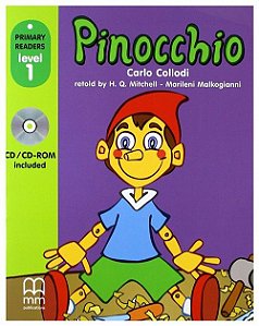 Pinocchio - Primary Readers - Level 1 - Book With Audio CD And CD-ROM