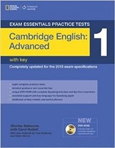 Cambridge Advanced Practice Tests 1 - Book With Key And Dvd-ROM - Third Edition