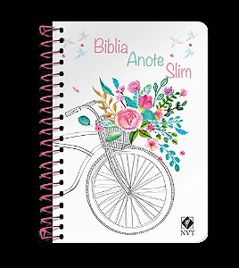 Bíblia Anote Nvt Slim Espiral - Bike Série Slim