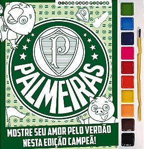 Palmeiras Livro Para Pintar Com Aquarela
