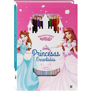 Megakit Para Colorir: Princesas Encantadas