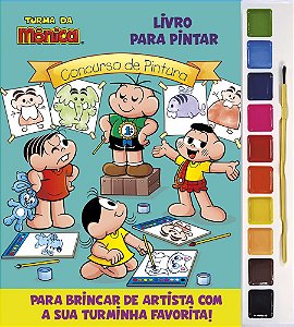 Livro - Turma da Mônica Livro para Pintar com Aquarela: Mônica e