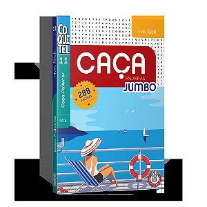 Livro Coquetel Caça Jumbo nível fácil Ed 12