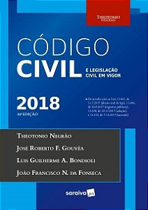 Código Civil E Legislação Civil Em Vigor 2018