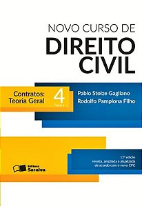 Novo Curso De Direito Civil - Contrato, Teoria Geral - Volume 4 - 12ª Edição