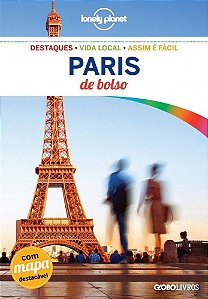 Guia Lonely Planet Paris De Bolso - Com Mapa Descartável