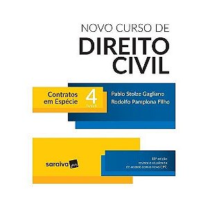 Novo Curso De Direito Civil - Volume 4 - Contratos Em Espécie