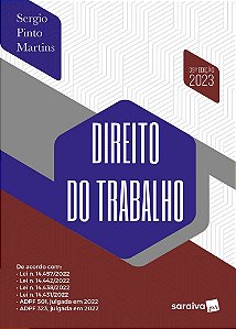 Direito Do Trabalho - 39ª Edição 2023