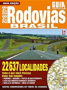 Guia Cartoplam - Rodovias Brasil - Gigante - 2018/2019