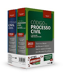 Combo Tn - Código Civil E Código Processo Civil - 15ª Edição 2023