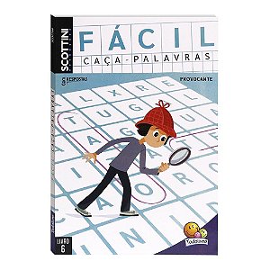 Livro Caça Palavras 243 Fácil Hora Chá