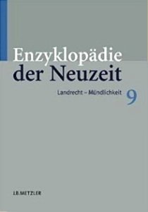 Enzyklopädie Der Neuzeit 9 - Landrecht - Mündlichkeit