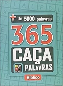 Livro 365 Caça-Palavras Bíblico - Livraria Com Cristo