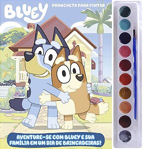 Bluey Prancheta Para Pintar Com Aquarela