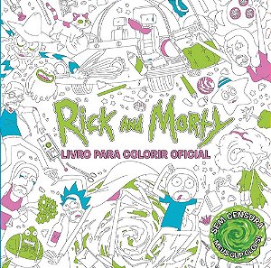 Rick And Morty Livro Para Colorir Oficial