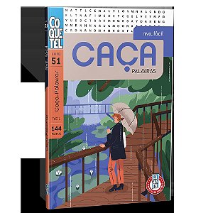 Coquetel: Caça palavras - Livro 34 - Nível fácil