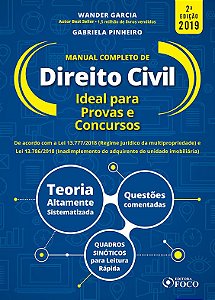 Manual Completo De Direito Civil - 2 ª Edição - Wander Garcia - 2019