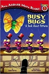 Busy Bugs: A Book About Patterns (All Aboard Math Reader) - Paperback