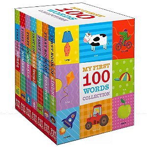 My First 100 Words Collection Baby Kids - 7 Books Box Set