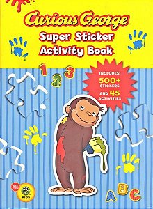 Curious George Super Sticker - Activity Book