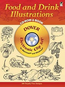 Food And Drink Illustrations CD-ROM And Book