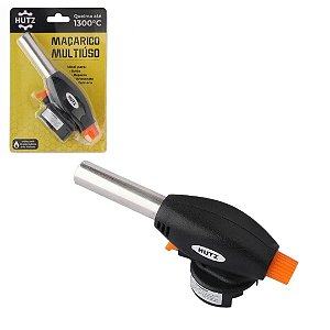 Maçarico | Multiuso | Culinária, Confeitaria, Artesanato, Solda, Reparos | Uso Profissional e Doméstico – Queima até 1300°C – Compatível com Refil de Gás Butano (não incluso)