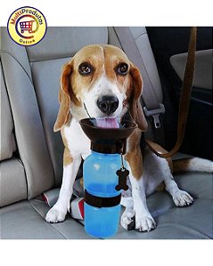 Bebedouro Portátil Garrafa de Agua para Cachorro e Gato Passeio Pet Premium 500ml
