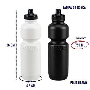 Garrafa Squeeze Plastico Grande 750ml Agua Academia Futebol