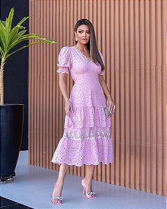 Vestido Esmeralda Lavanda