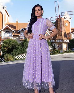 Vestido Michele Lilás