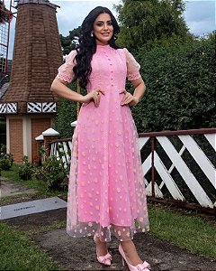 Vestido Michele Rosa