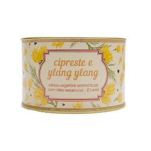 Cipreste com ylang ylang - Cera Aromática