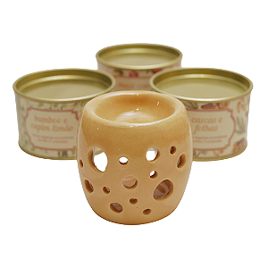 Difusor de cerâmica furinhos caramelo