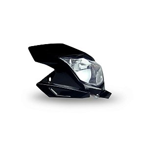FAROL COMPL.C/CARENAGEM XTZ 125 2009 A 2016 PRETO - NAO ORIG