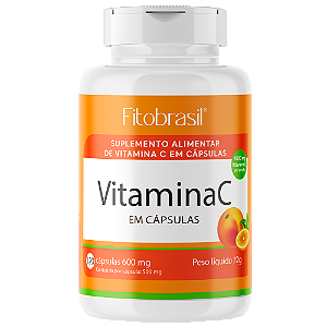 Vitamina C 1000mg (por porção) - 120 cáps